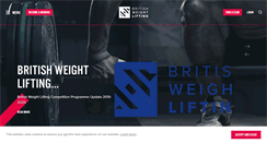 Desktop Screenshot of britishweightlifting.org